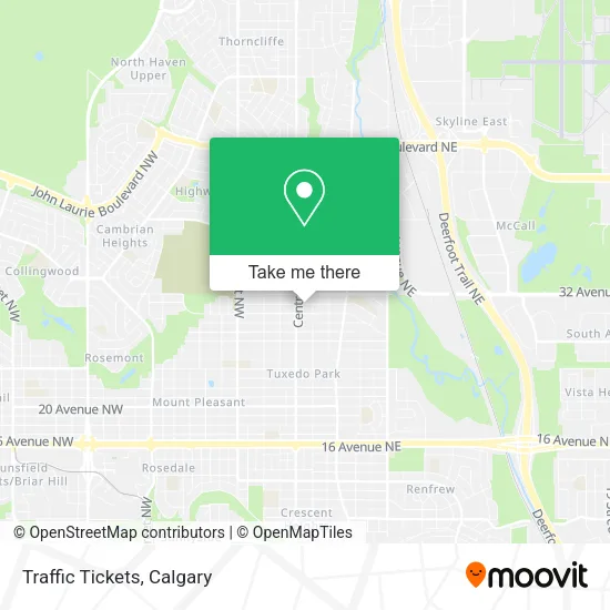 Traffic Tickets map