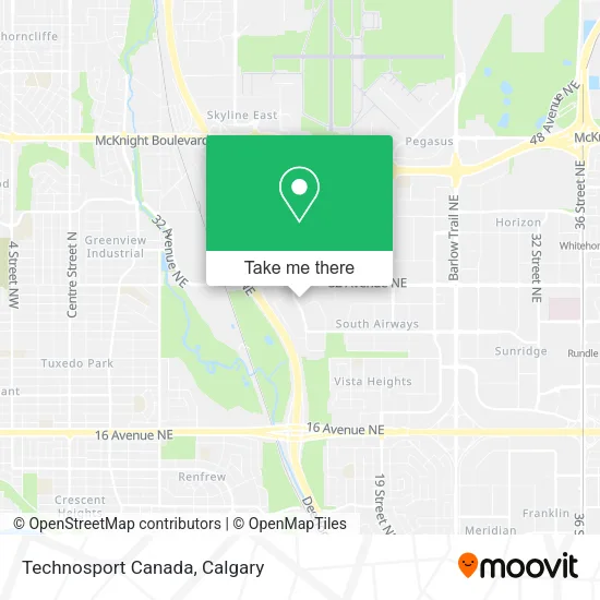 Technosport Canada map