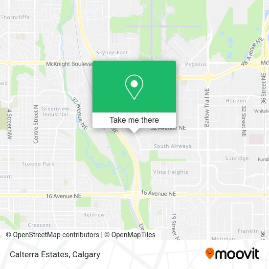 Calterra Estates map