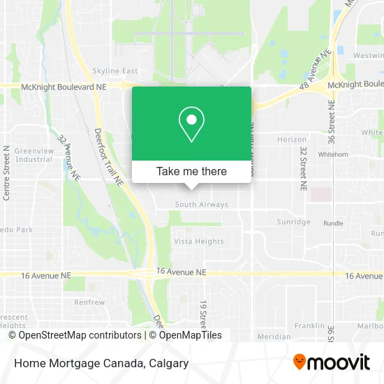 Home Mortgage Canada map