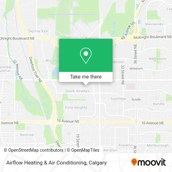 Airflow Heating & Air Conditioning map