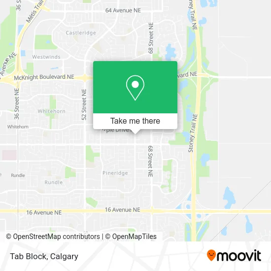 Tab Block map