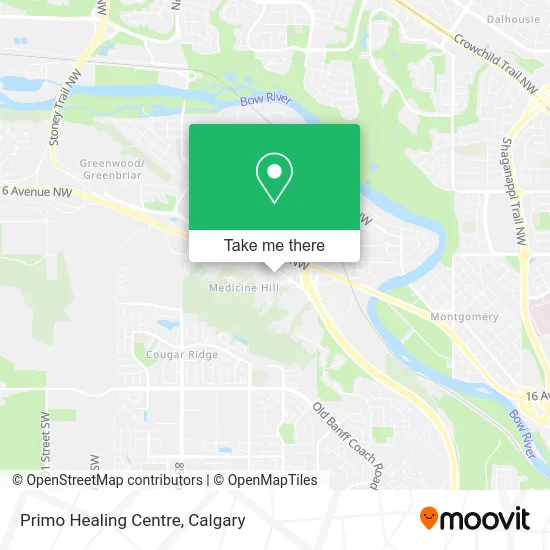 Primo Healing Centre map