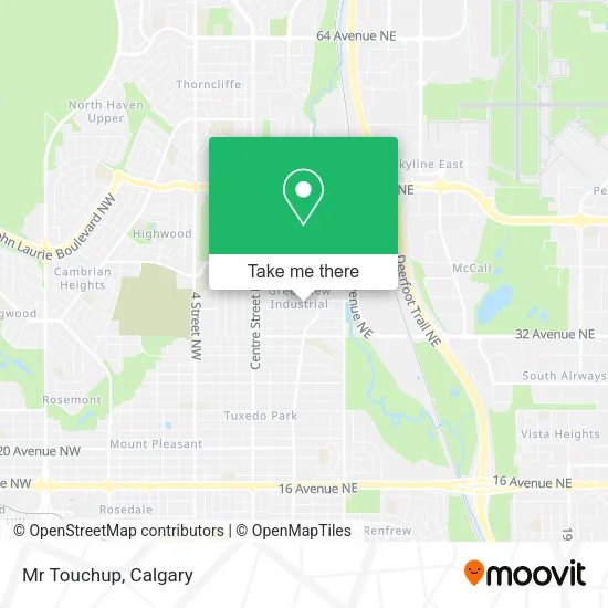 Mr Touchup map