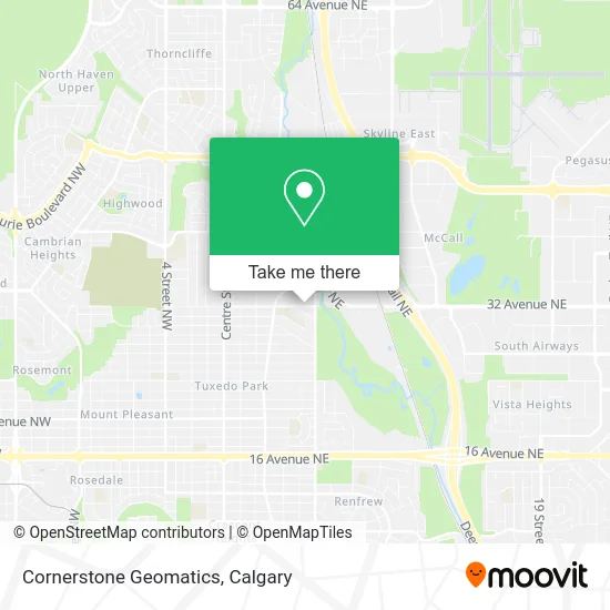 Cornerstone Geomatics map