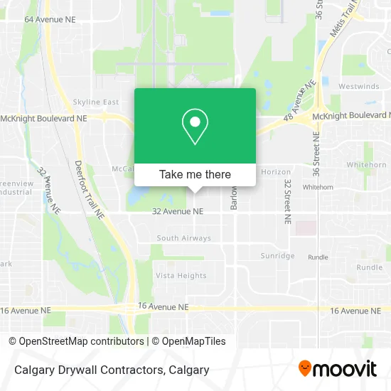Calgary Drywall Contractors map