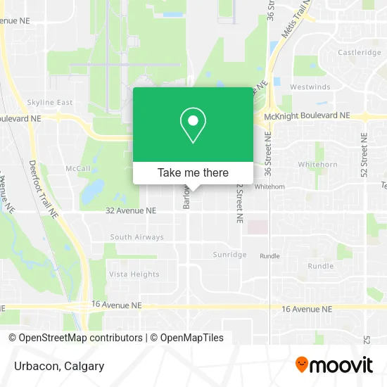 Urbacon map
