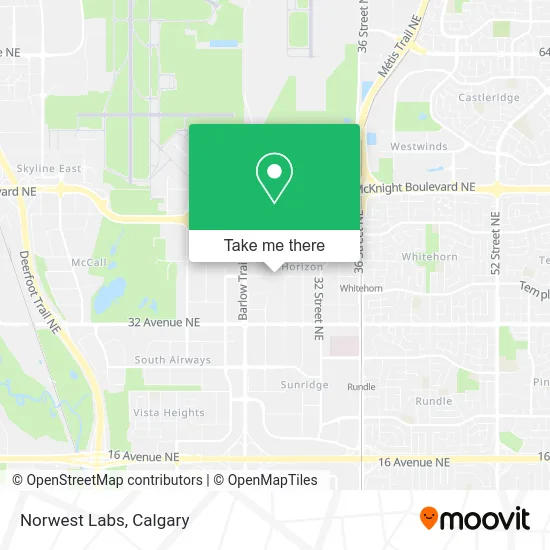 Norwest Labs map