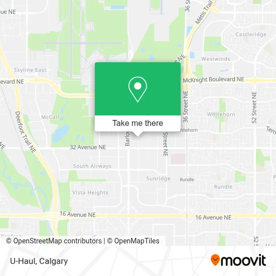 U-Haul map
