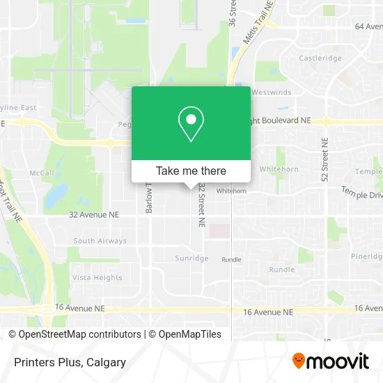 Printers Plus map