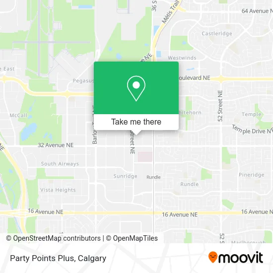 Party Points Plus map
