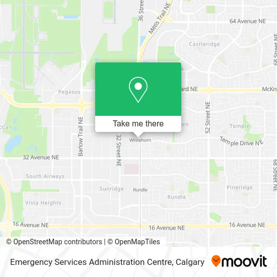 Emergency Services Administration Centre map