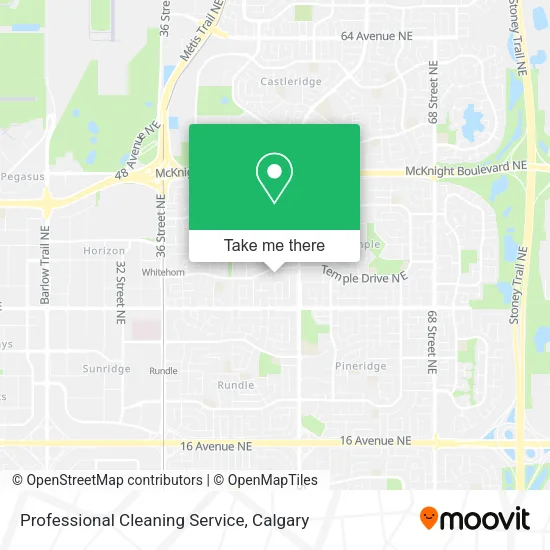 Professional Cleaning Service map