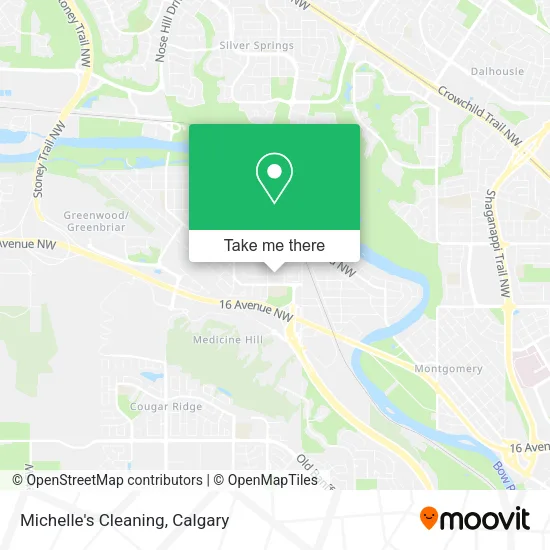 Michelle's Cleaning map