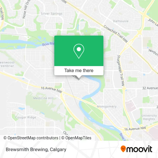 Brewsmith Brewing map