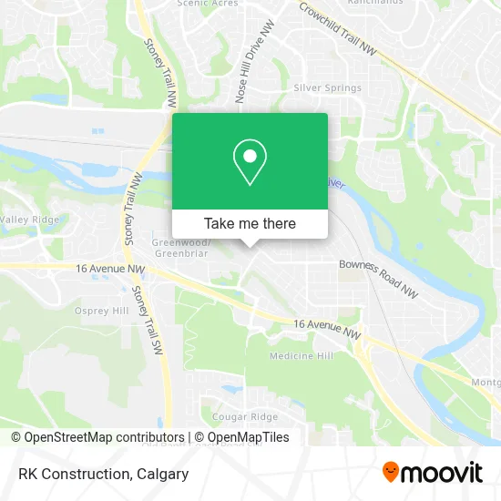RK Construction map