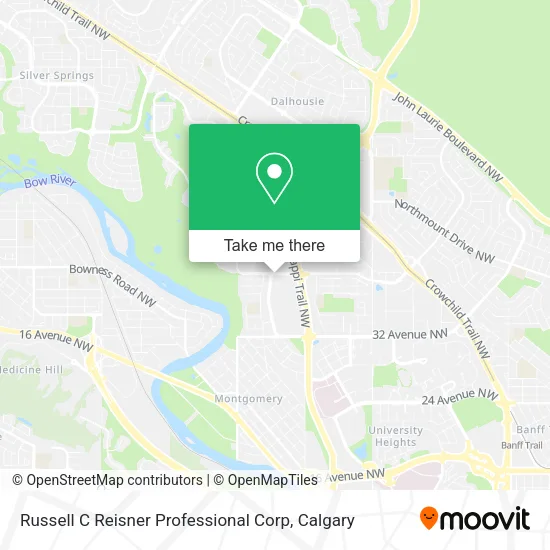 Russell C Reisner Professional Corp map