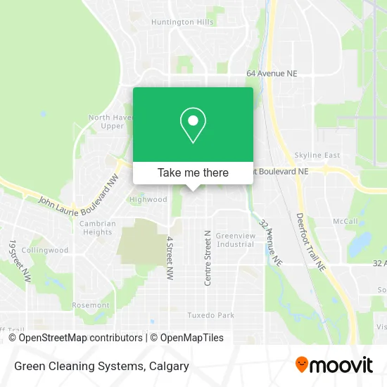 Green Cleaning Systems map