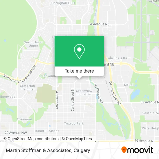 Martin Stoffman & Associates map