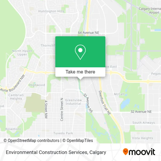 Environmental Construction Services map