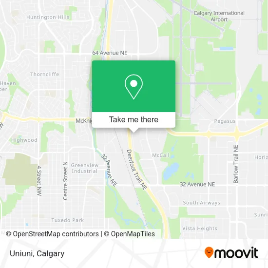 Uniuni map