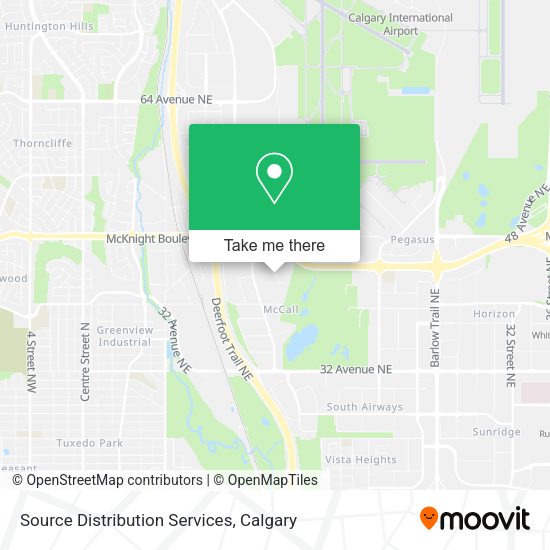 Source Distribution Services map