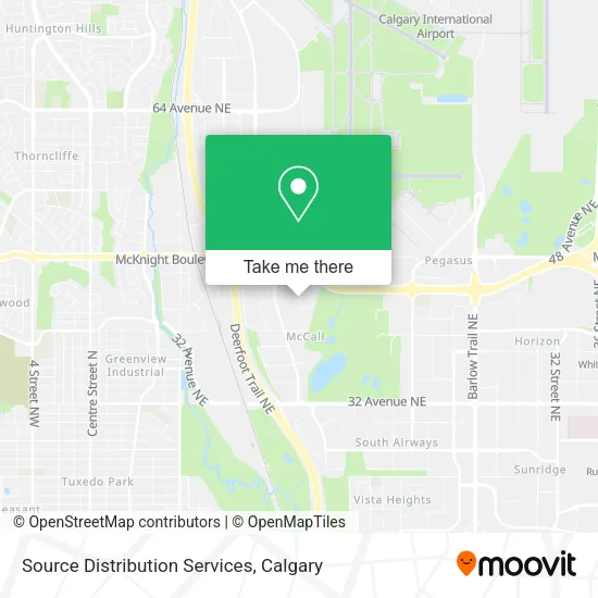 Source Distribution Services map