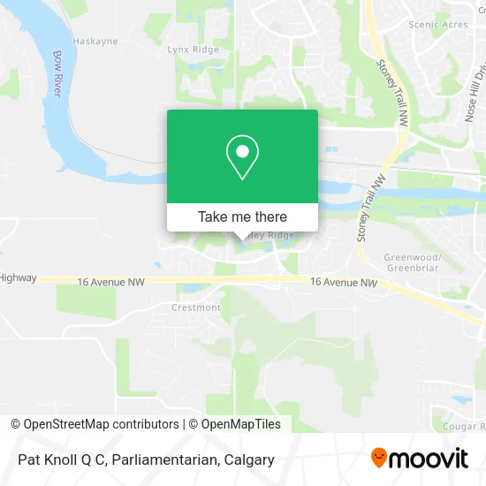 Pat Knoll Q C, Parliamentarian map