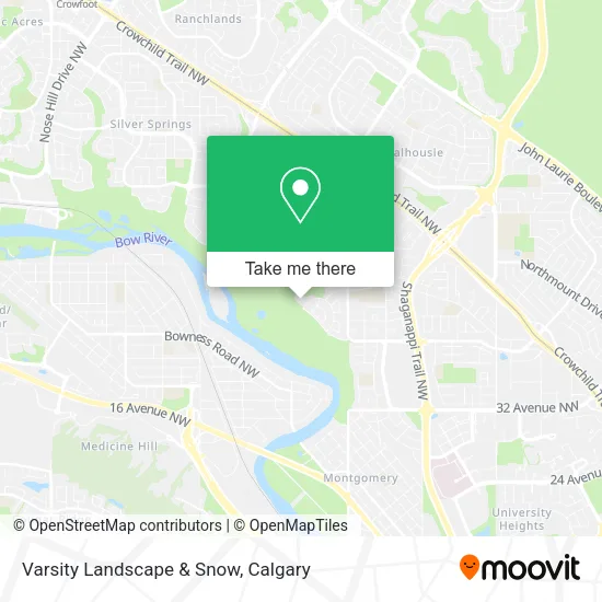 Varsity Landscape & Snow map