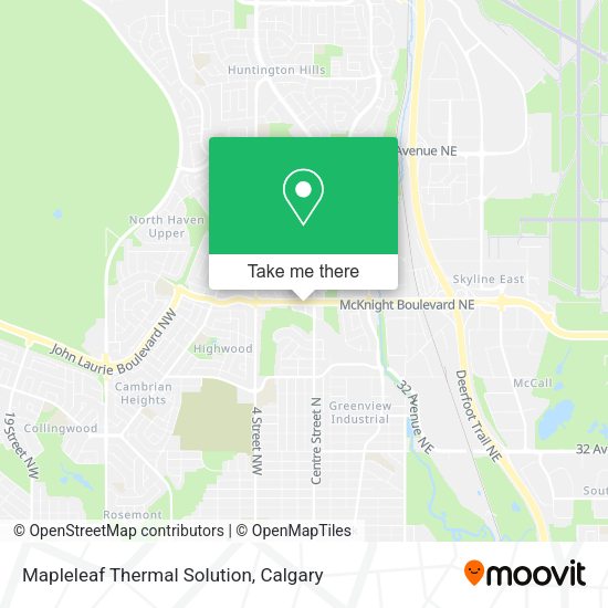 Mapleleaf Thermal Solution map