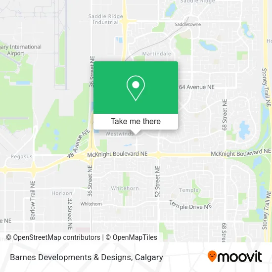 Barnes Developments & Designs map