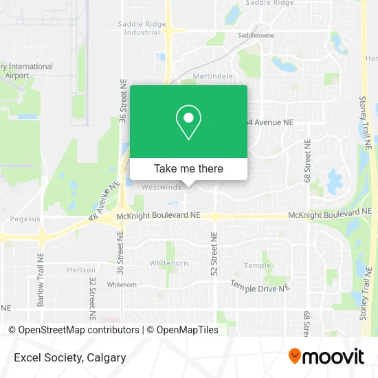 Excel Society map