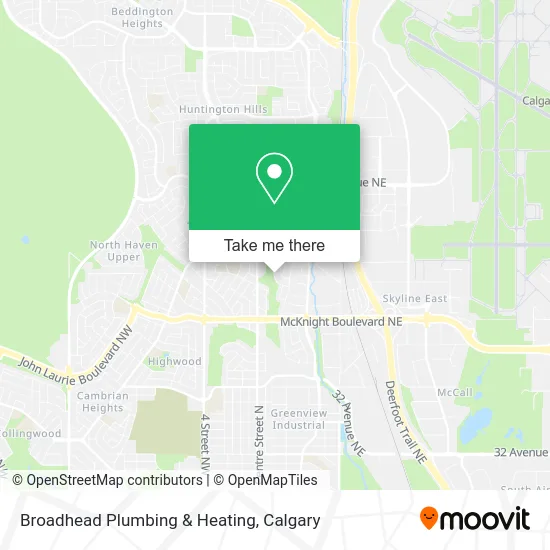 Broadhead Plumbing & Heating map