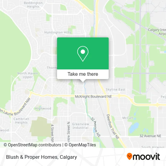 Blush & Proper Homes map