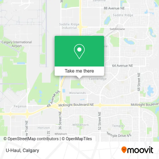 U-Haul map