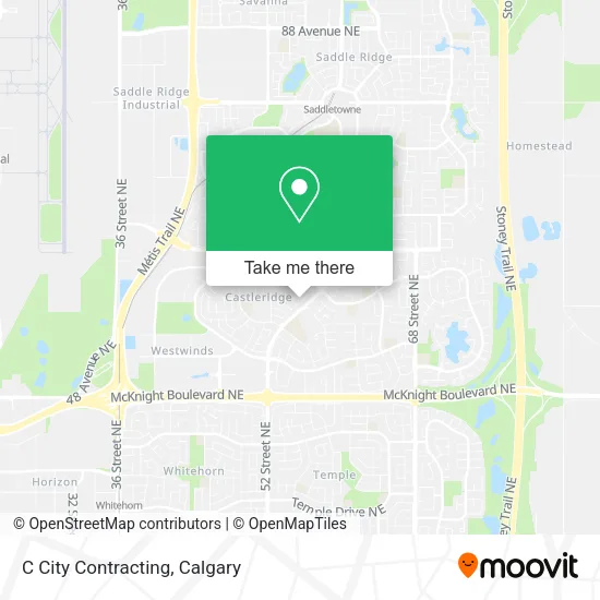 C City Contracting map