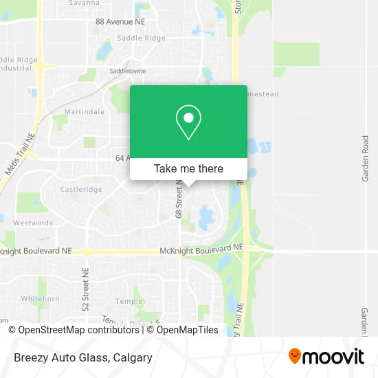 Breezy Auto Glass map