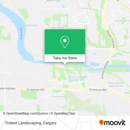 Trident Landscaping map