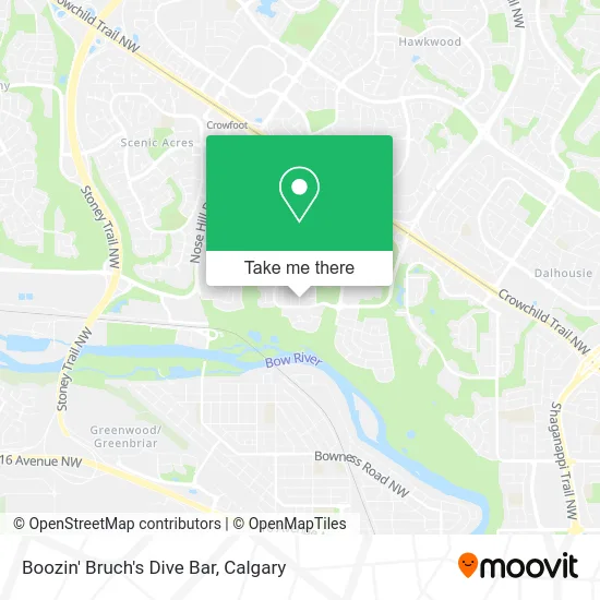 Boozin' Bruch's Dive Bar map