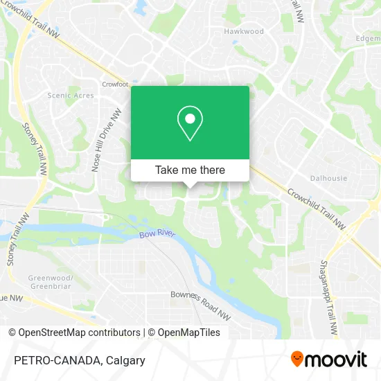 PETRO-CANADA map
