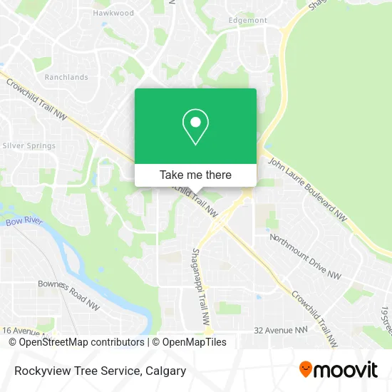 Rockyview Tree Service map