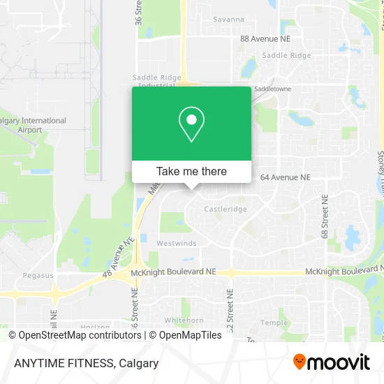 ANYTIME FITNESS map