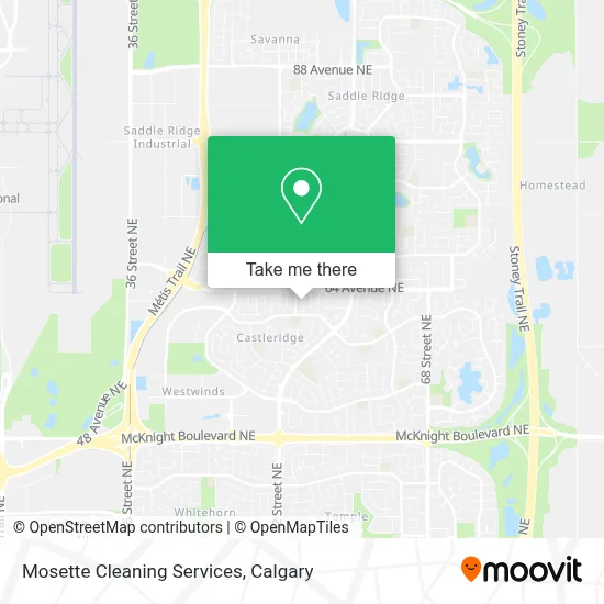 Mosette Cleaning Services map