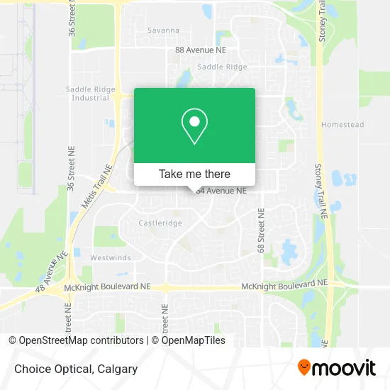 Choice Optical map