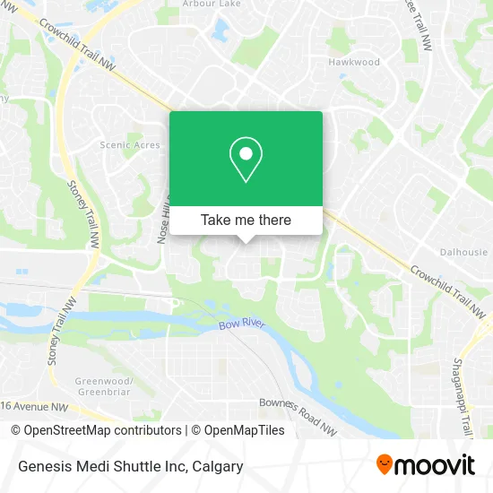 Genesis Medi Shuttle Inc map