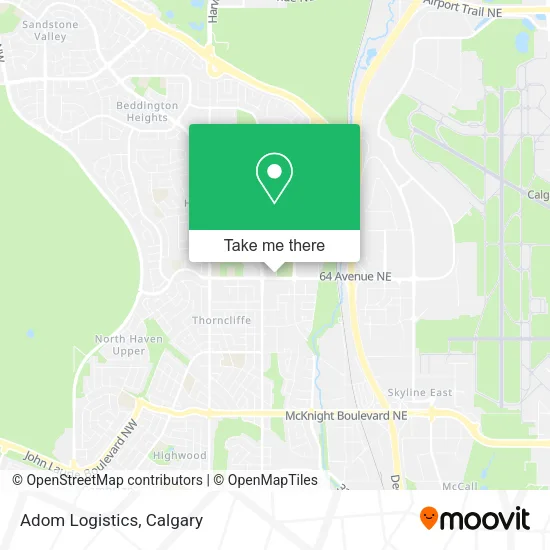 Adom Logistics map