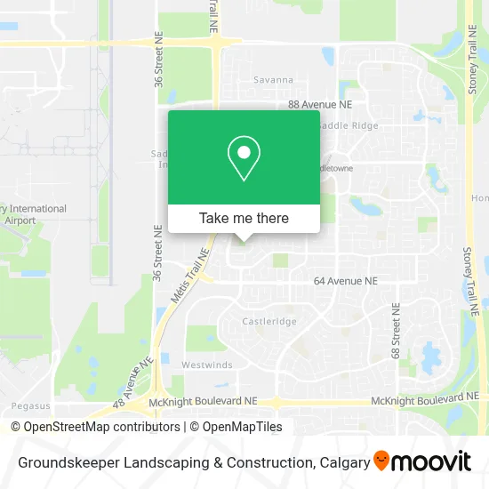 Groundskeeper Landscaping & Construction map