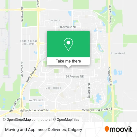 Moving and Appliance Deliveries plan