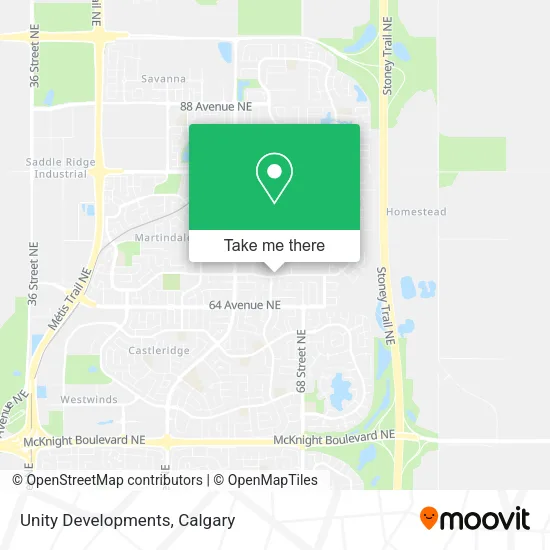 Unity Developments map