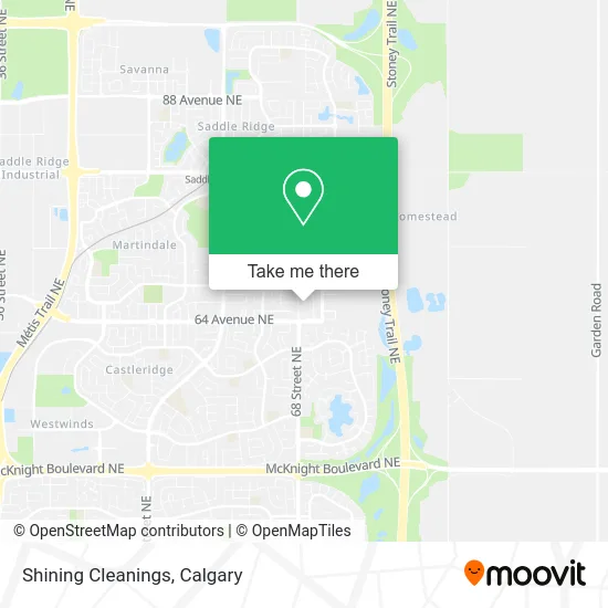 Shining Cleanings map